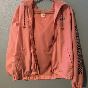 women’s pink vans windbreaker